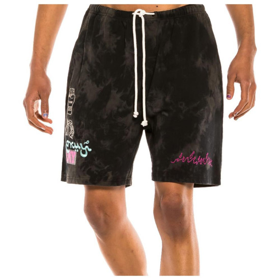 Grimey Ανδρικό σορτς Day Dreamer Bleached Sweatshorts
